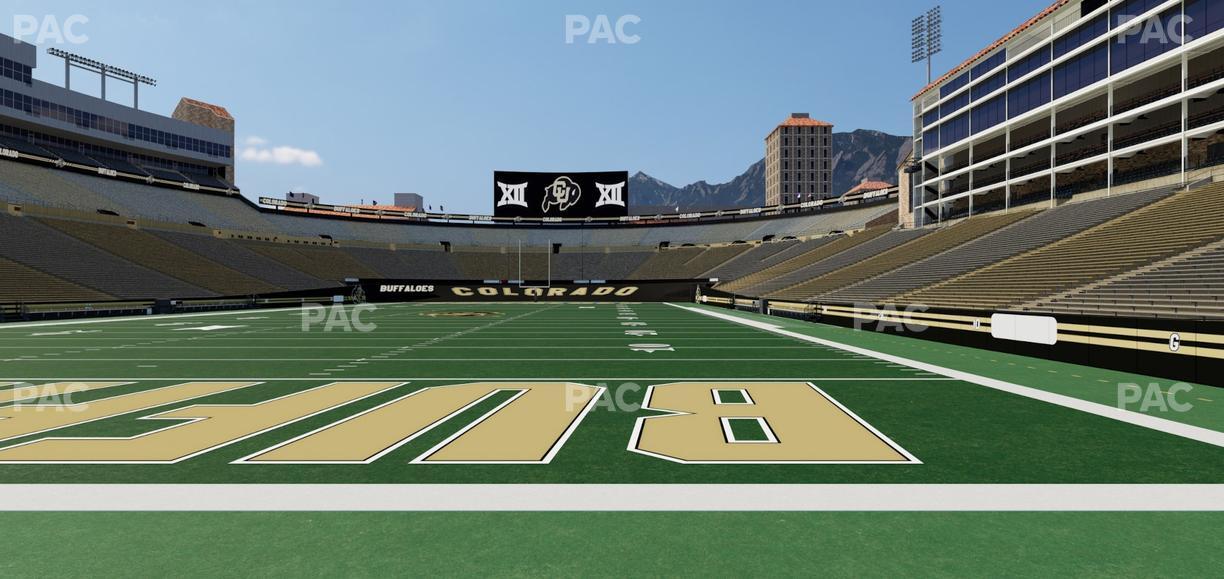 Folsom Field - Section Loge Box 160 Seat View