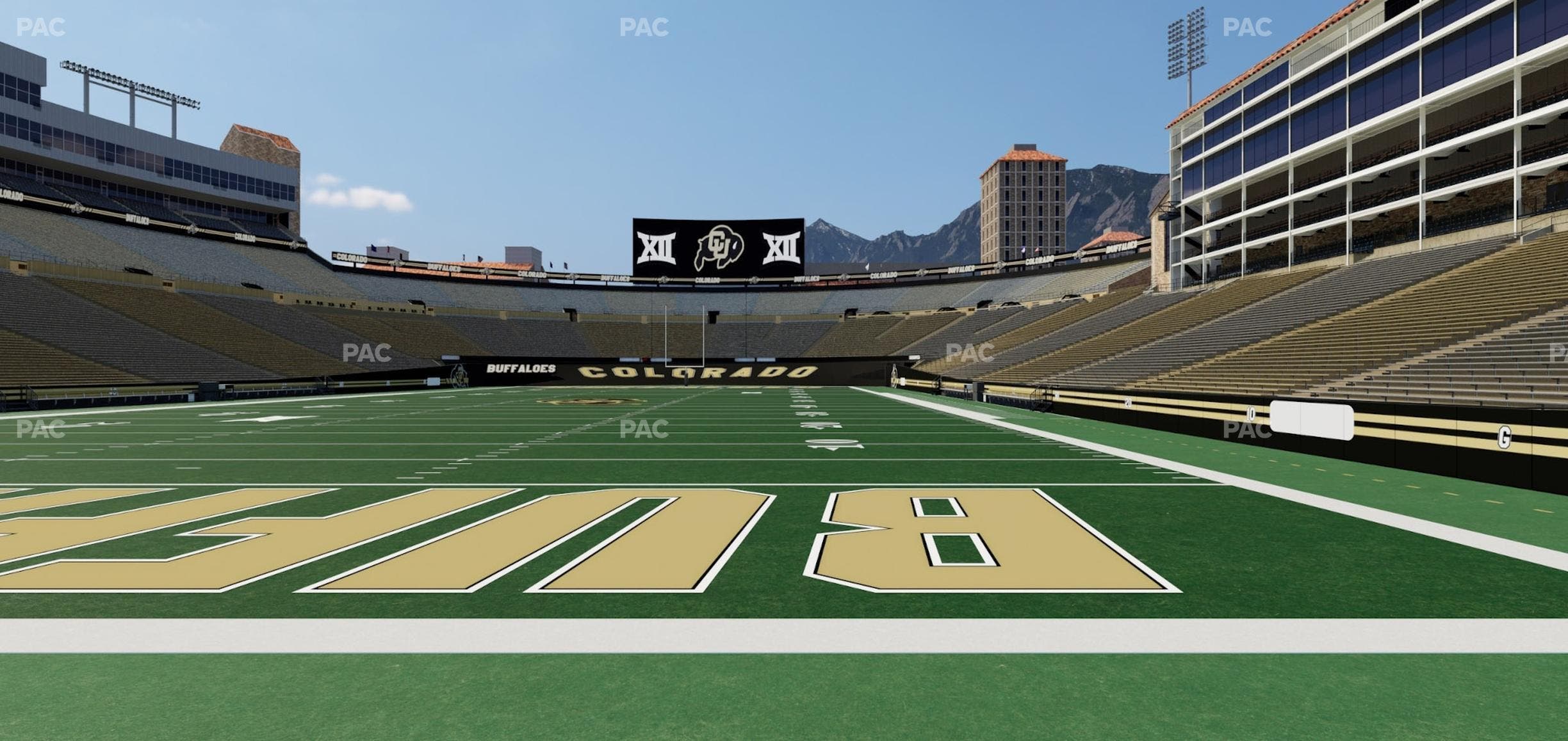 Folsom Field - Section Loge Box 160 Seat View