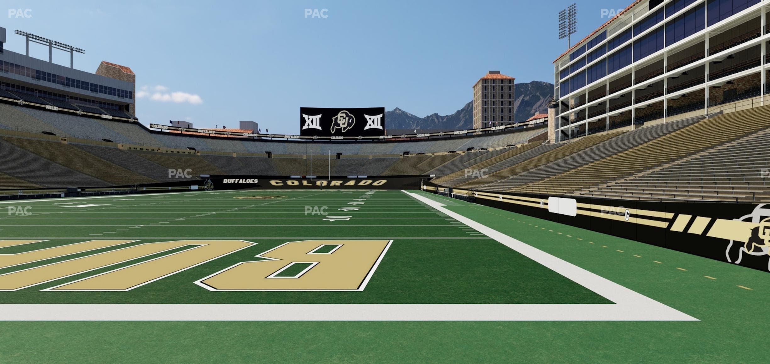 Folsom Field - Section Loge Box 162 Seat View