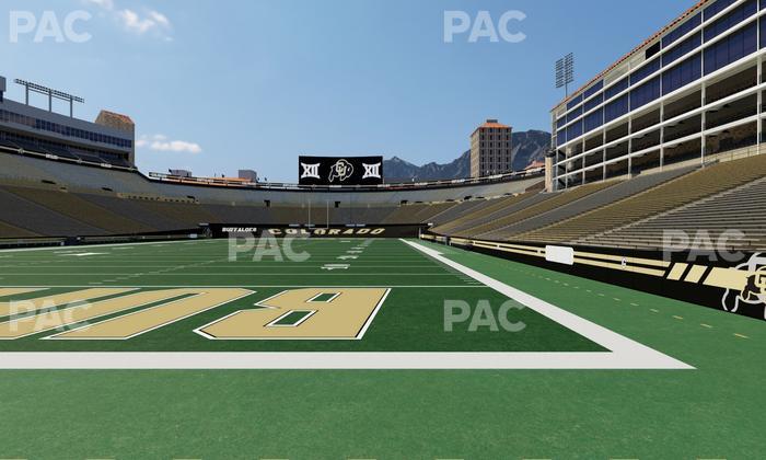 Folsom Field - Section Loge Box 162 Seat View