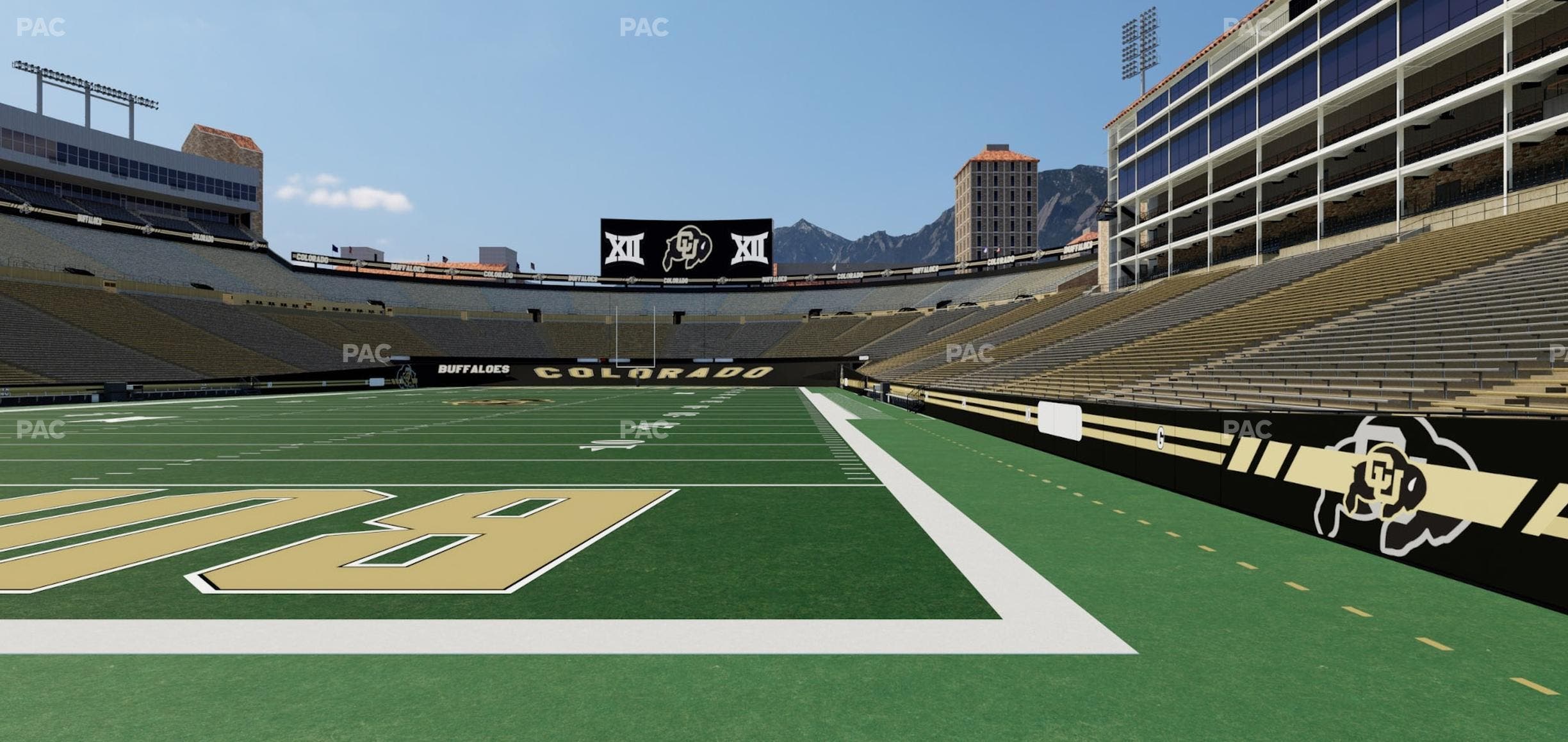 Folsom Field - Section Loge Box 163 Seat View