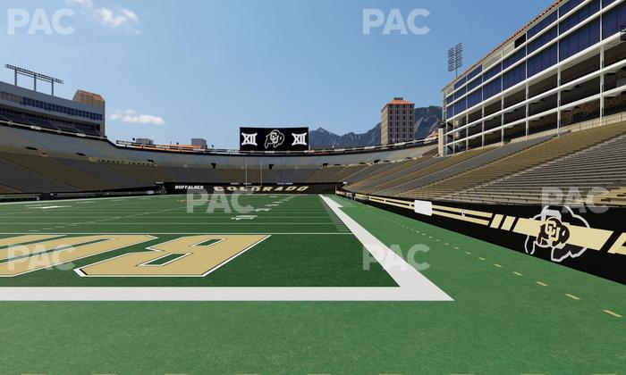 Folsom Field - Section Loge Box 163 Seat View