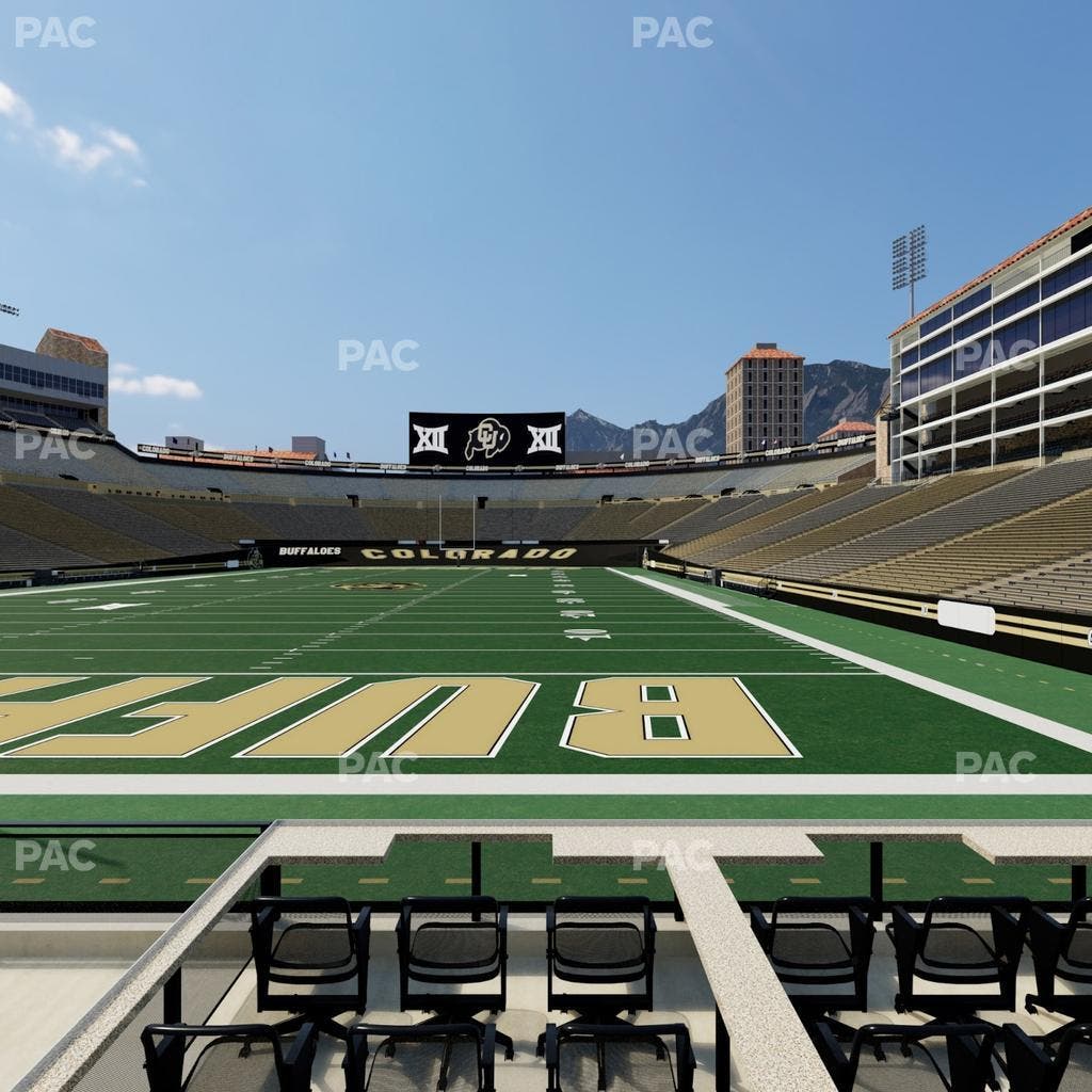 Folsom Field - Section Loge Box 164 Seat View