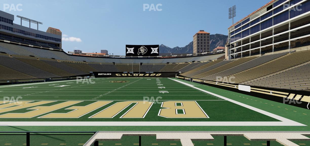 Folsom Field - Section Loge Box 164 Seat View