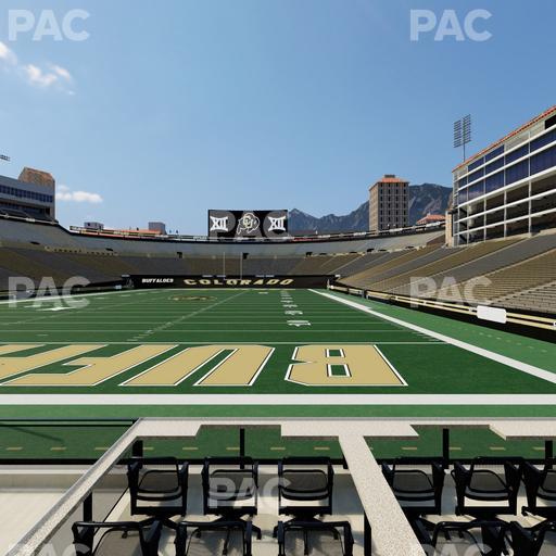 Folsom Field - Section Loge Box 164 Seat View