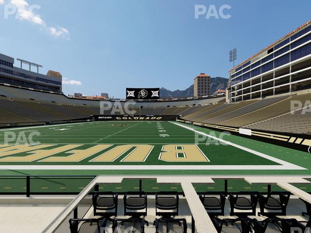 Folsom Field - Section Loge Box 164 Seat View