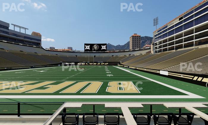 Folsom Field - Section Loge Box 164 Seat View