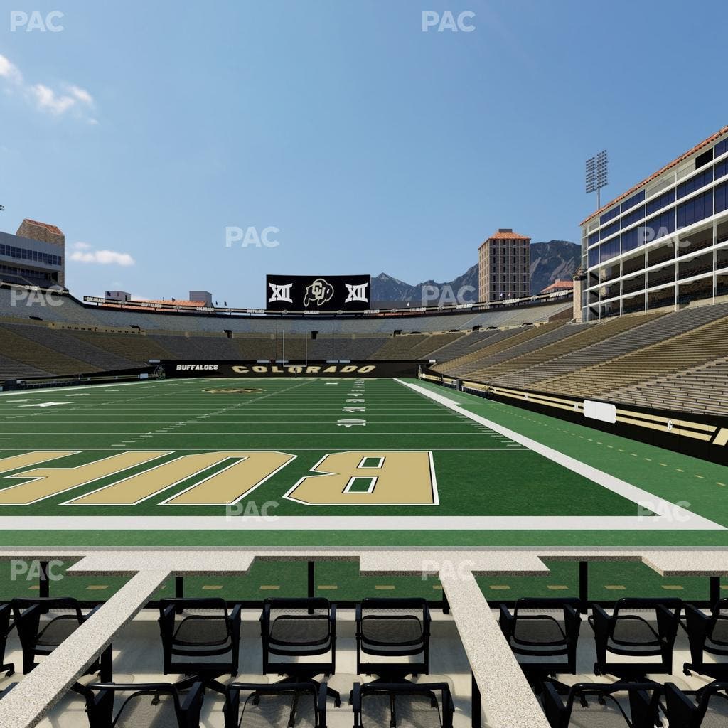 Folsom Field - Section Loge Box 165 Seat View