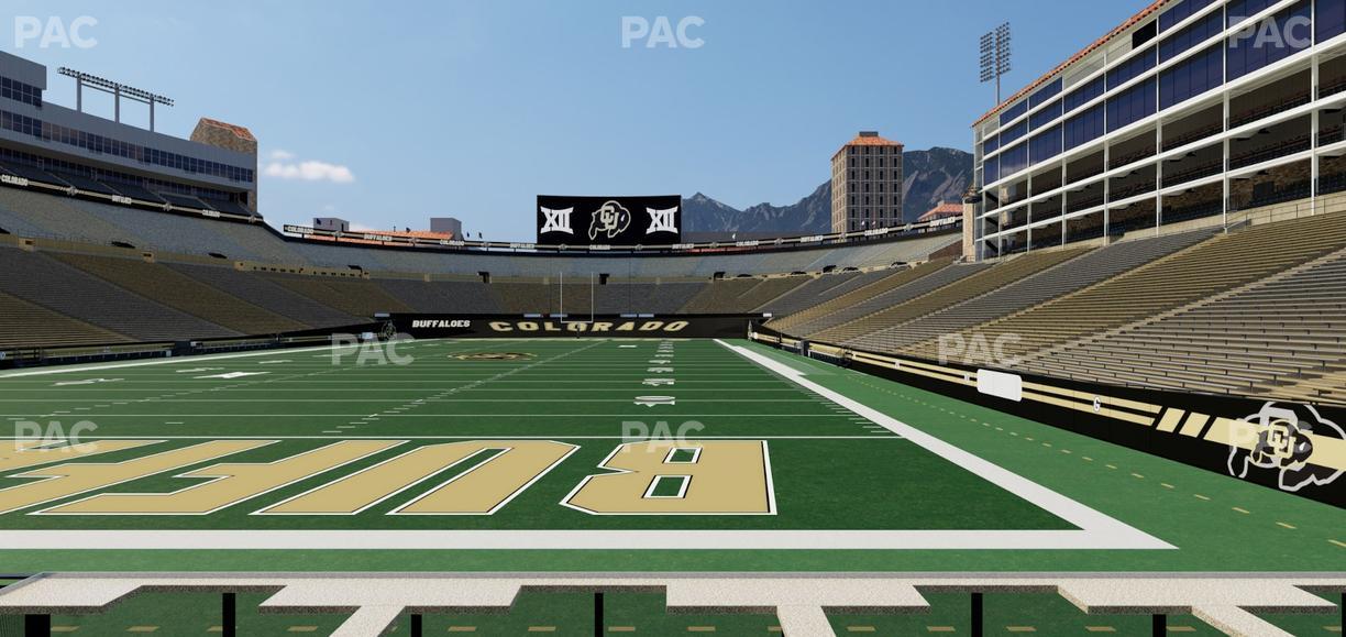 Folsom Field - Section Loge Box 165 Seat View