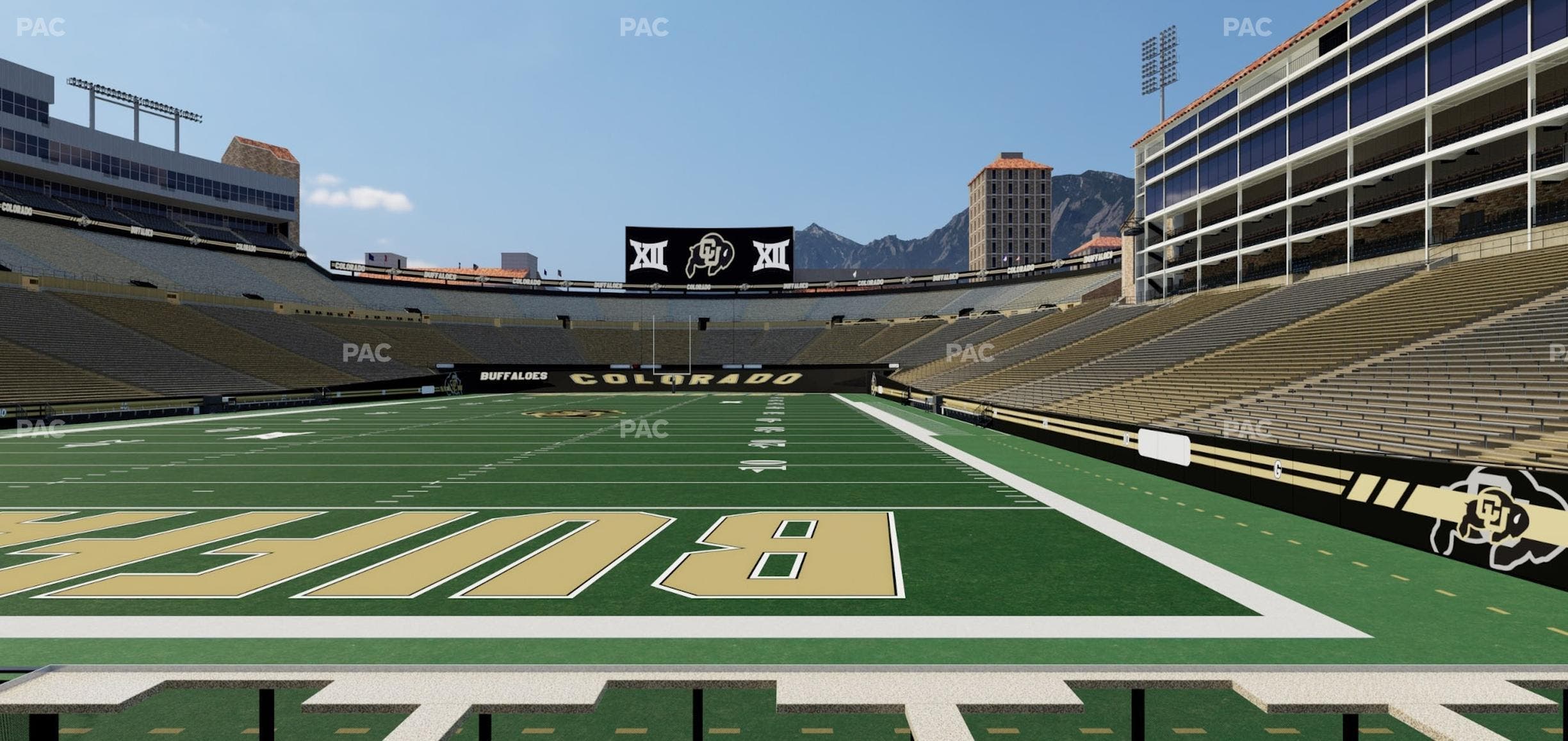 Folsom Field - Section Loge Box 165 Seat View