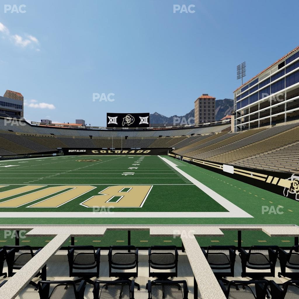Folsom Field - Section Loge Box 166 Seat View