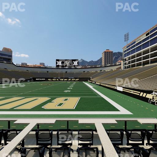 Folsom Field - Section Loge Box 166 Seat View