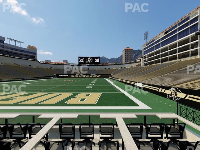 Folsom Field - Section Loge Box 166 Seat View