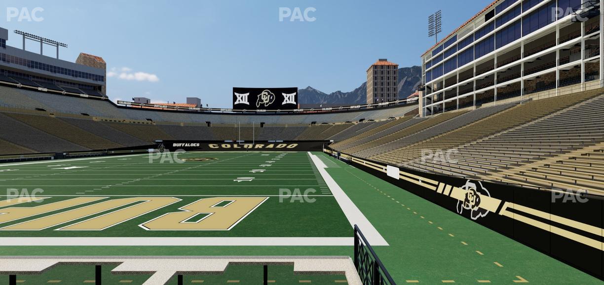 Folsom Field - Section Loge Box 167 Seat View
