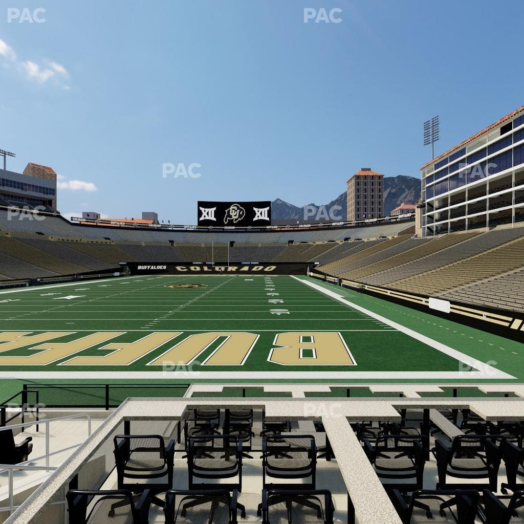 Folsom Field - Section Loge Box 168 Seat View