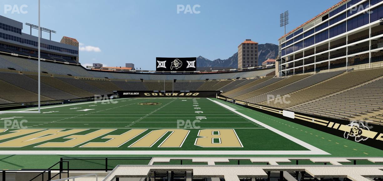 Folsom Field - Section Loge Box 168 Seat View