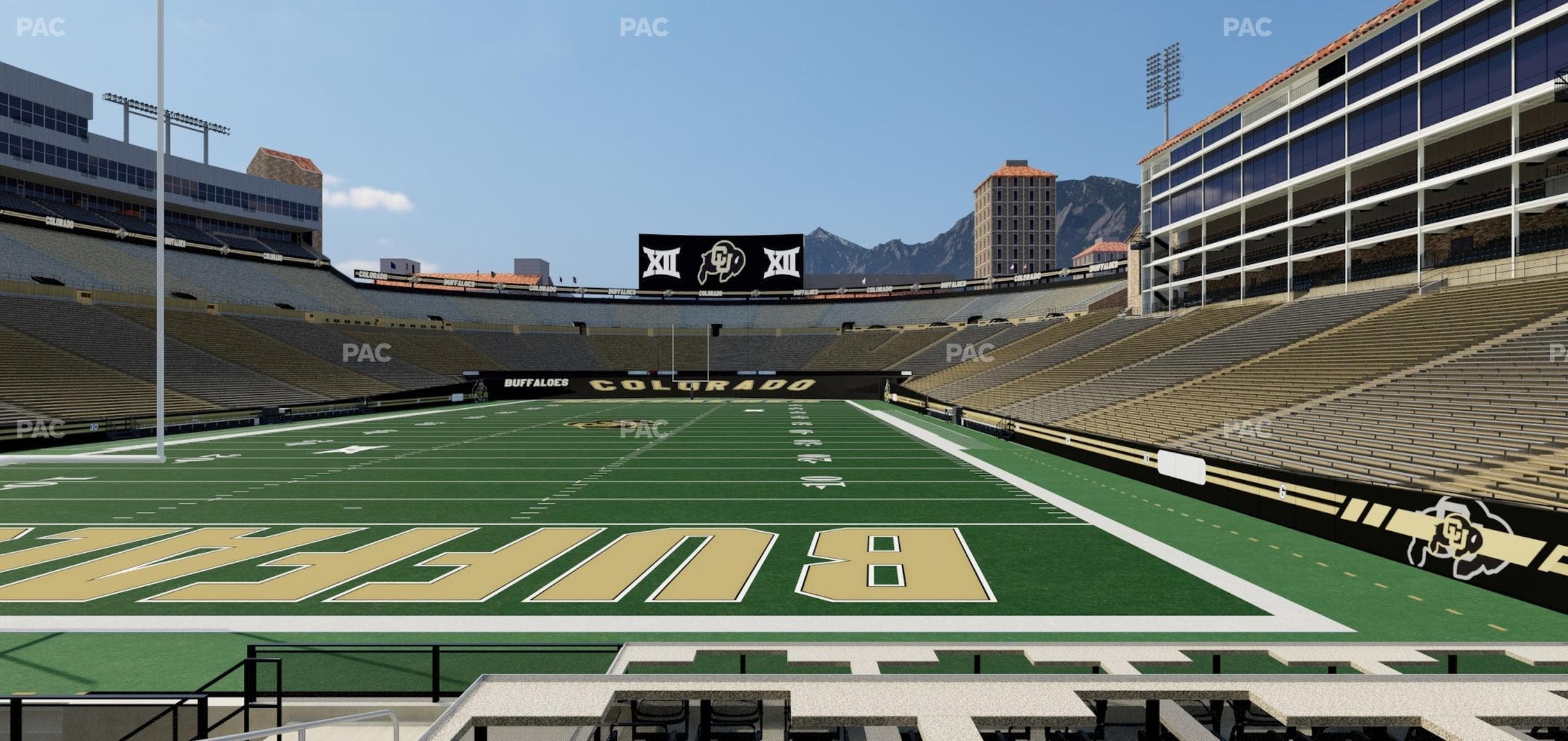 Folsom Field - Section Loge Box 168 Seat View