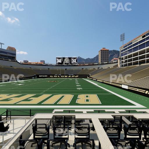 Folsom Field - Section Loge Box 168 Seat View