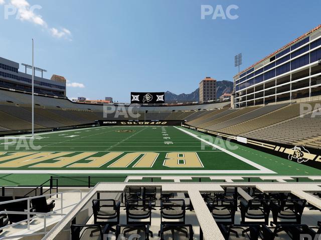 Folsom Field - Section Loge Box 168 Seat View