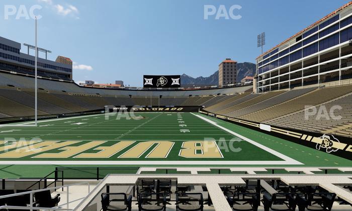 Folsom Field - Section Loge Box 168 Seat View