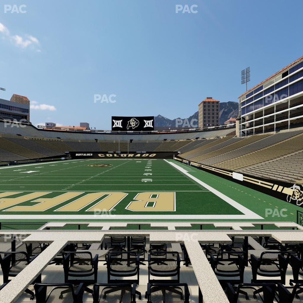 Folsom Field - Section Loge Box 169 Seat View