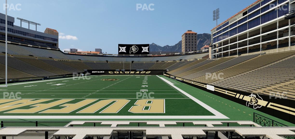 Folsom Field - Section Loge Box 169 Seat View