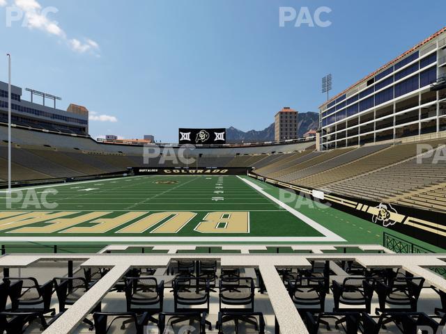 Folsom Field - Section Loge Box 169 Seat View