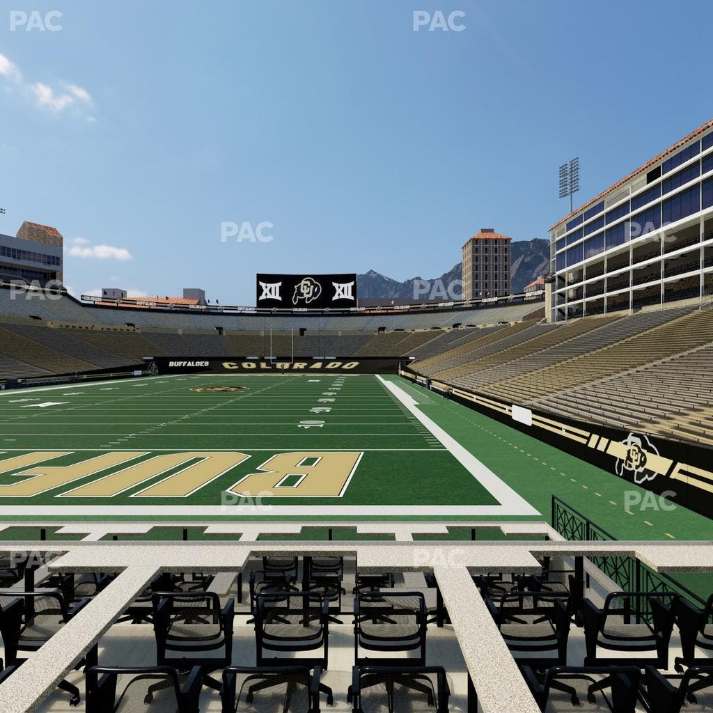 Folsom Field - Section Loge Box 170 Seat View