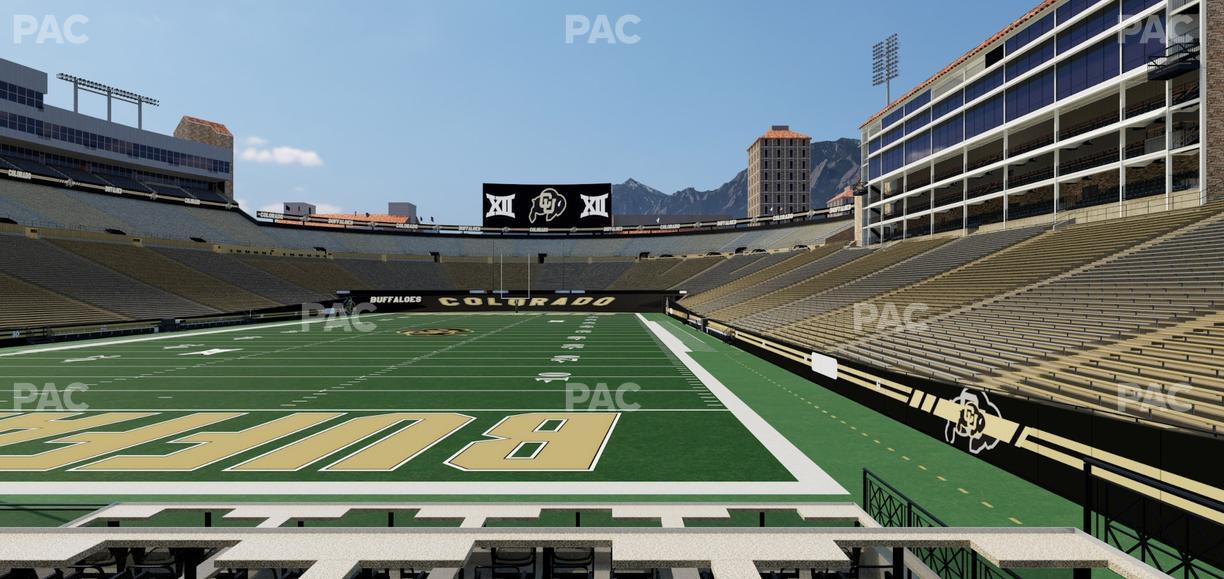 Folsom Field - Section Loge Box 170 Seat View