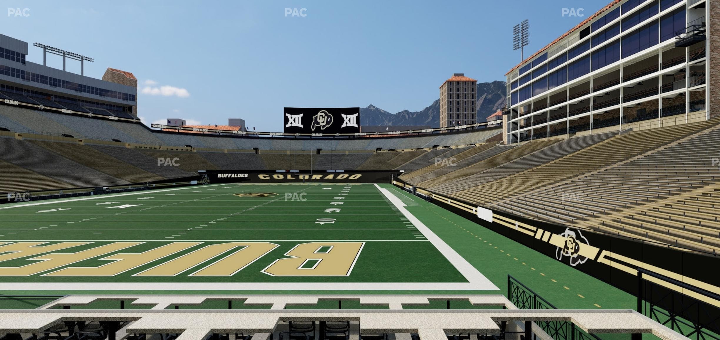 Folsom Field - Section Loge Box 170 Seat View
