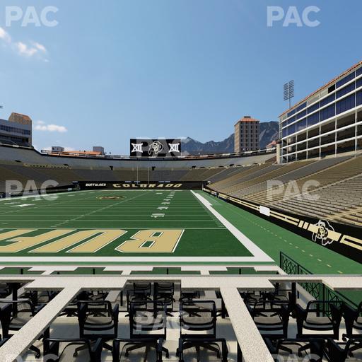 Folsom Field - Section Loge Box 170 Seat View