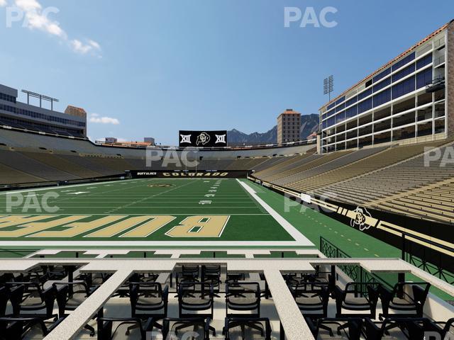 Folsom Field - Section Loge Box 170 Seat View