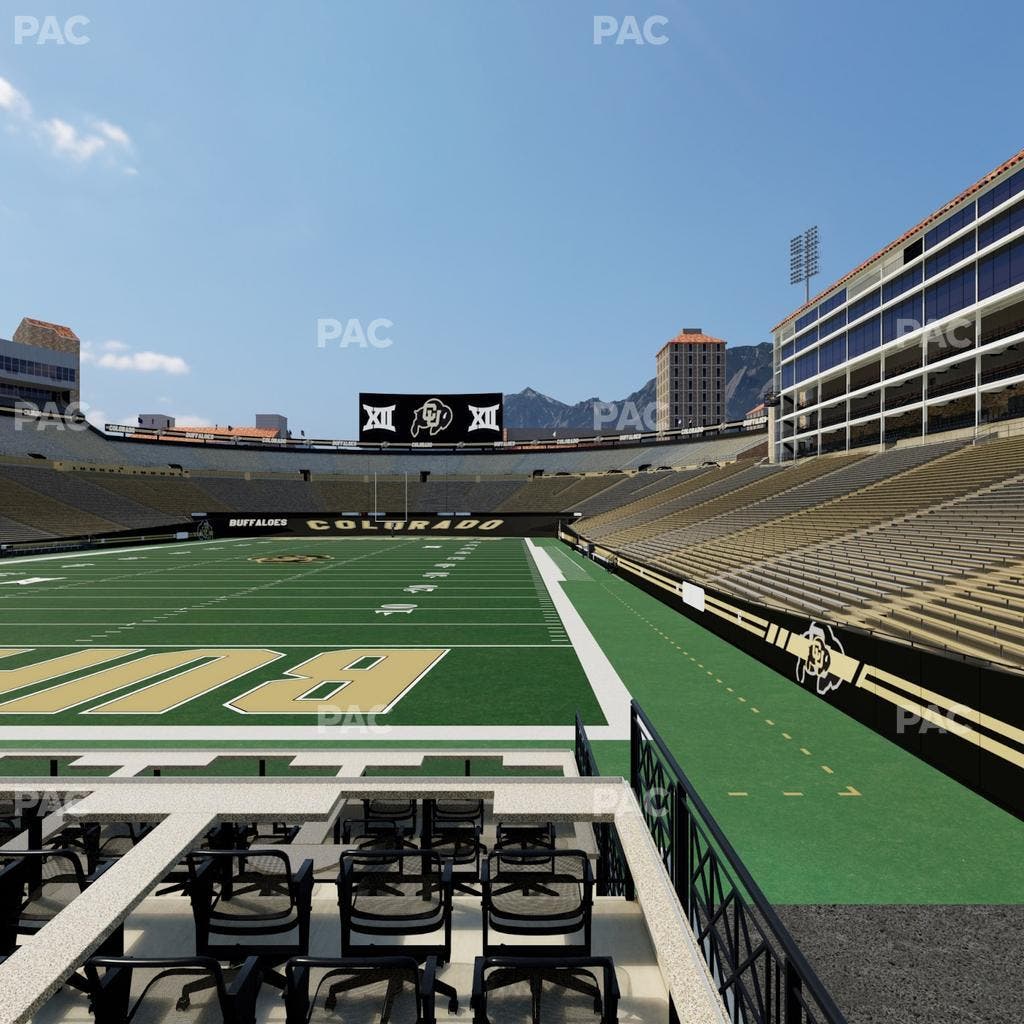 Folsom Field - Section Loge Box 171 Seat View
