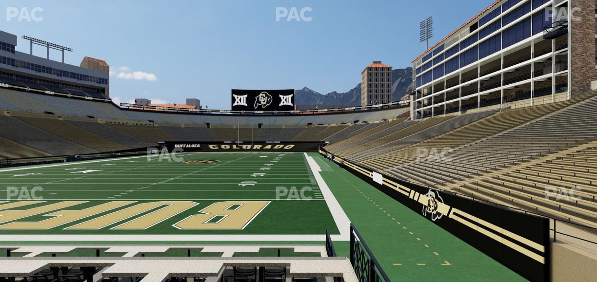 Folsom Field - Section Loge Box 171 Seat View