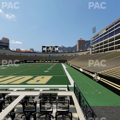 Folsom Field - Section Loge Box 171 Seat View