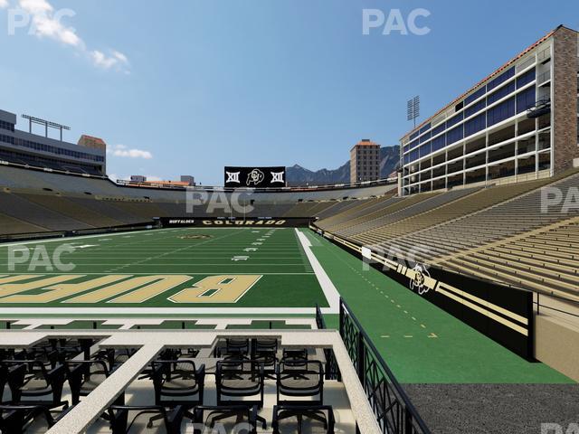 Folsom Field - Section Loge Box 171 Seat View