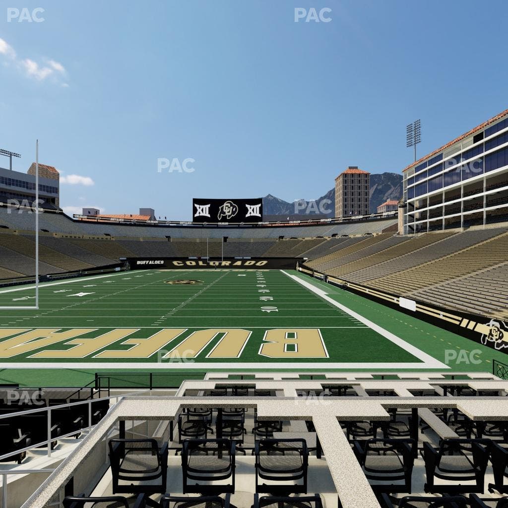 Folsom Field - Section Loge Box 172 Seat View