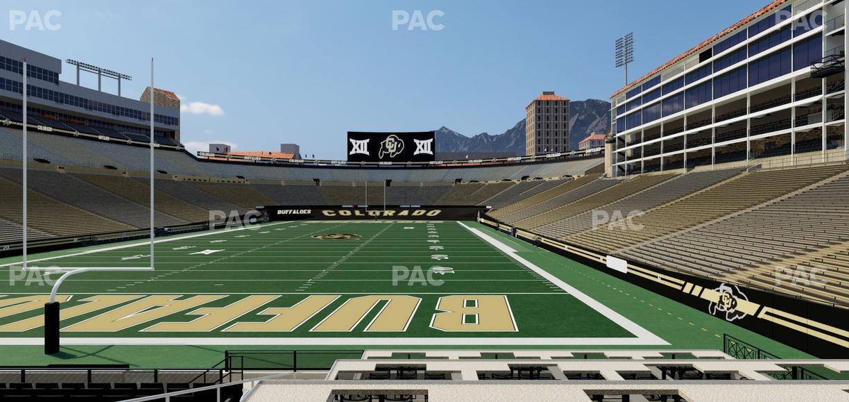 Folsom Field - Section Loge Box 172 Seat View