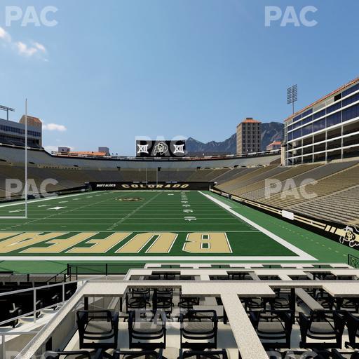 Folsom Field - Section Loge Box 172 Seat View
