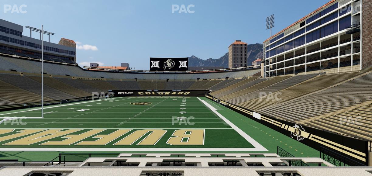 Folsom Field - Section Loge Box 173 Seat View