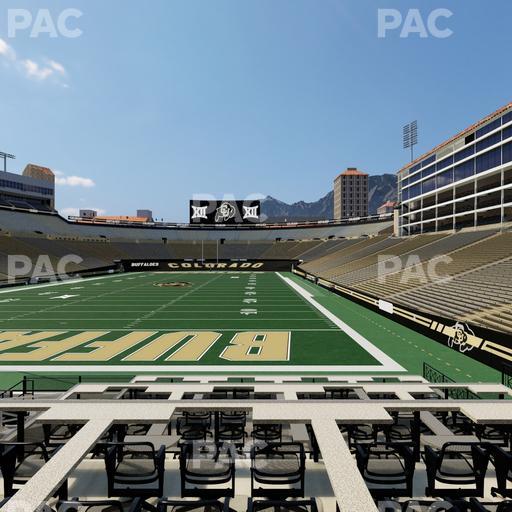 Folsom Field - Section Loge Box 173 Seat View