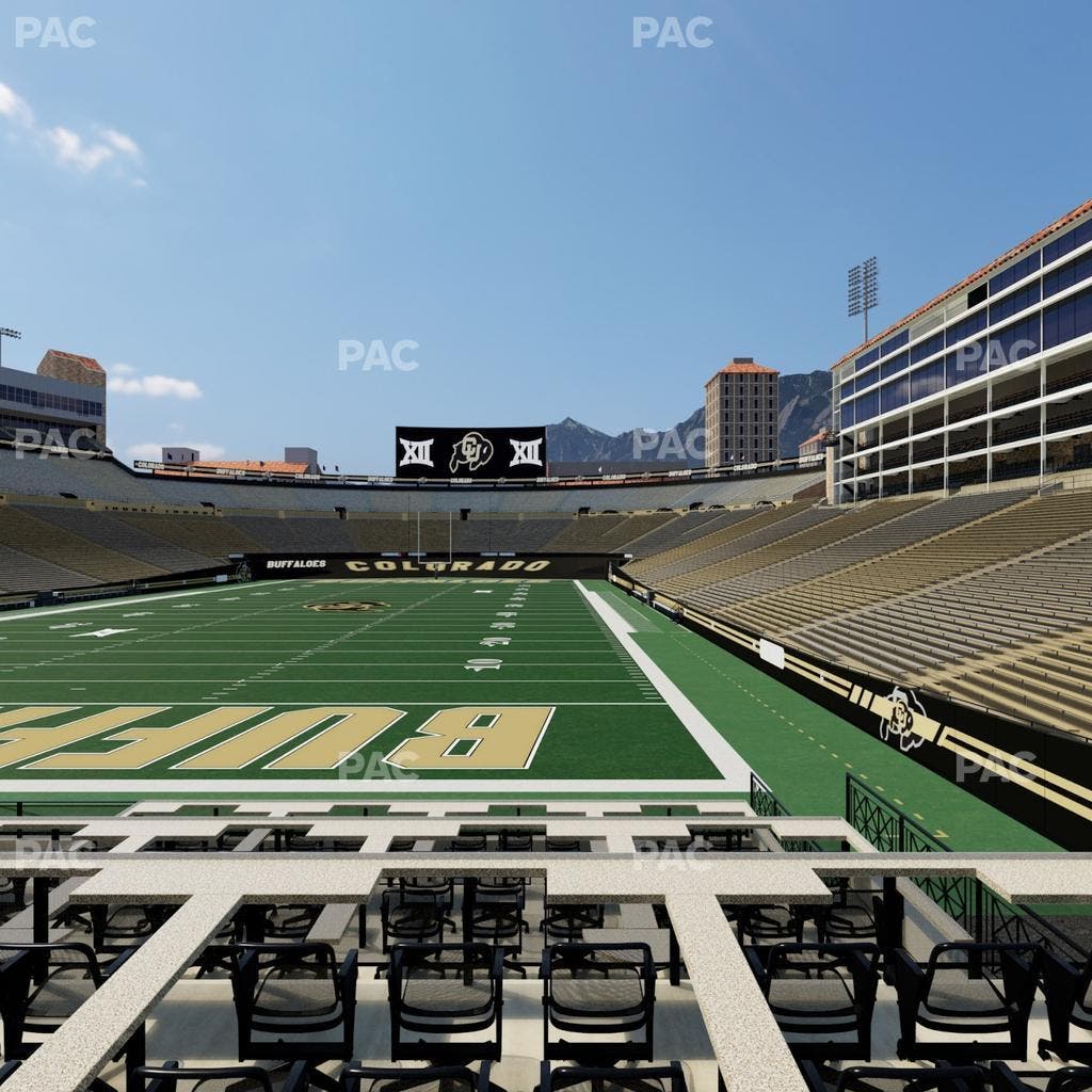 Folsom Field - Section Loge Box 174 Seat View