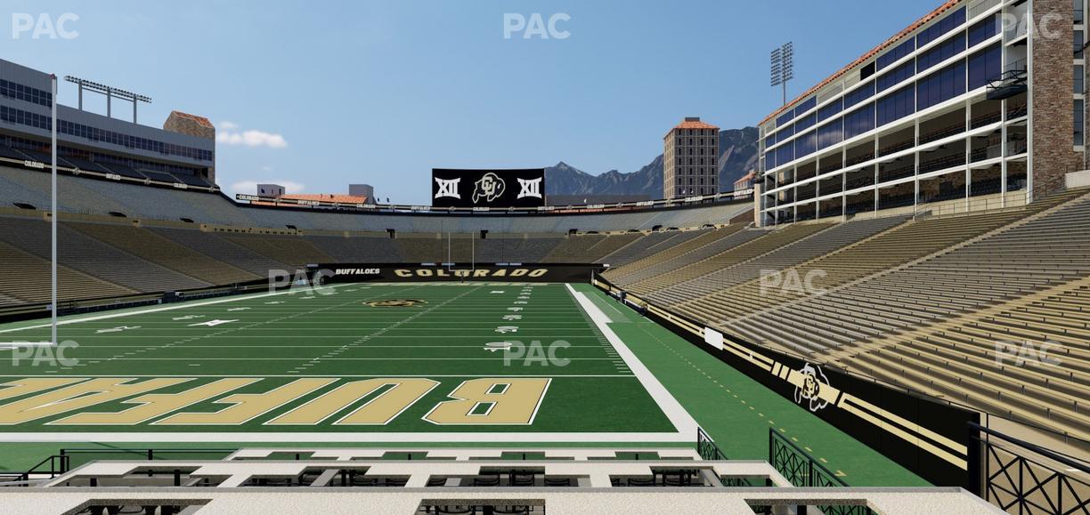 Folsom Field - Section Loge Box 174 Seat View