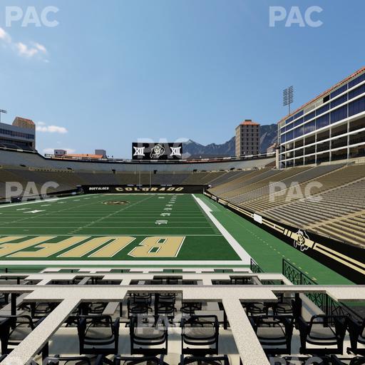 Folsom Field - Section Loge Box 174 Seat View