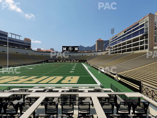 Folsom Field - Section Loge Box 174 Seat View