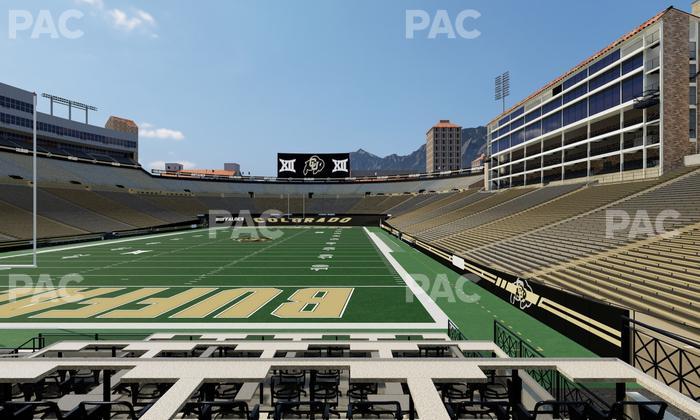 Folsom Field - Section Loge Box 174 Seat View