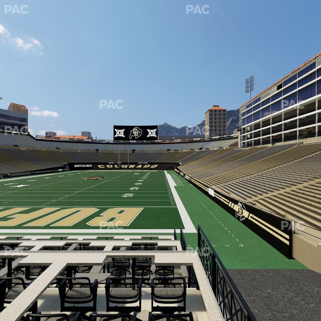 Folsom Field - Section Loge Box 175 Seat View