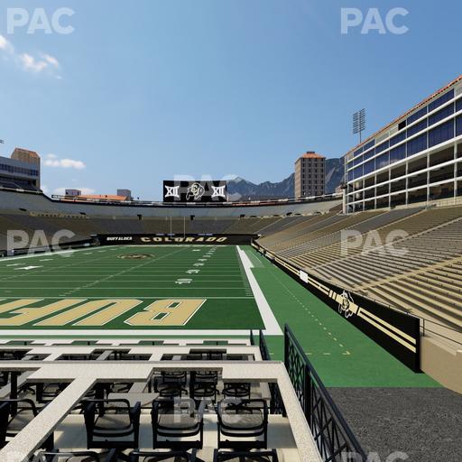 Folsom Field - Section Loge Box 175 Seat View