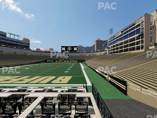 Folsom Field - Section Loge Box 175 Seat View