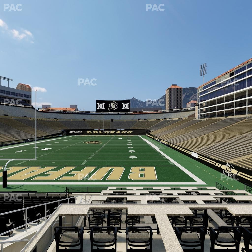 Folsom Field - Section Loge Box 176 Seat View